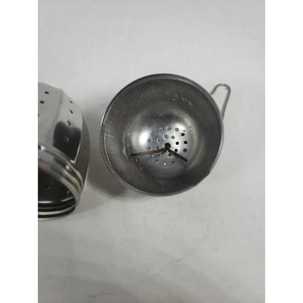 Vintage Stainless Steel Acorn Tea Infuser Loose Leaf Tea Steeper Ball with Chain
